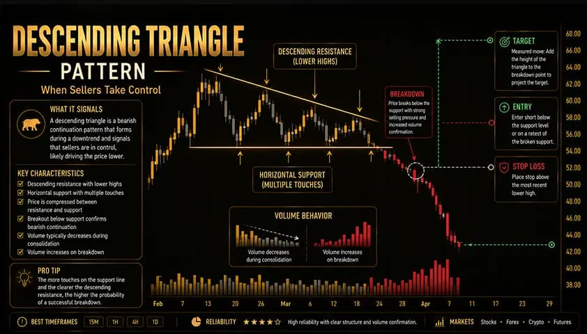 Descending Triangle