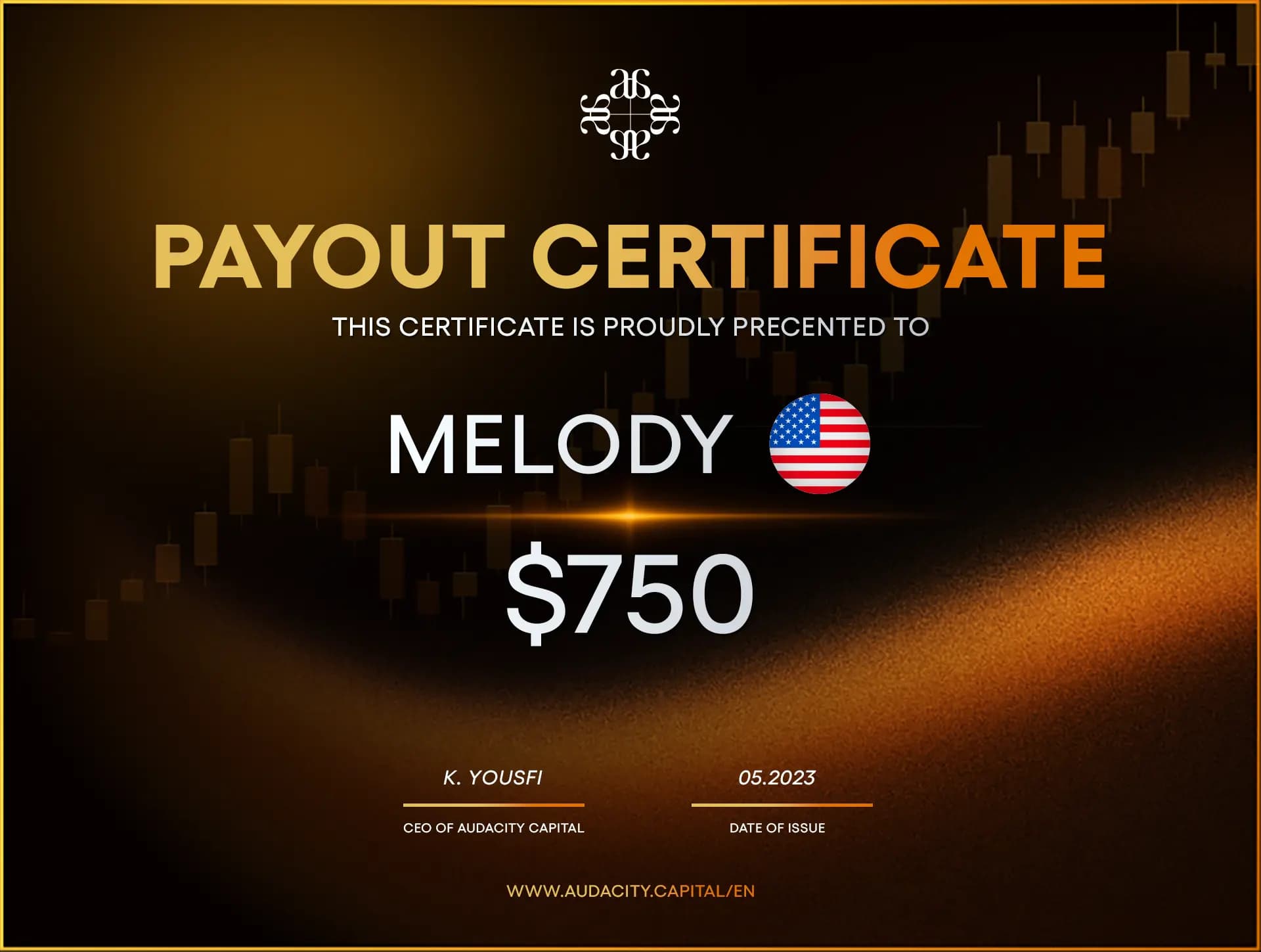 Melody Cert1