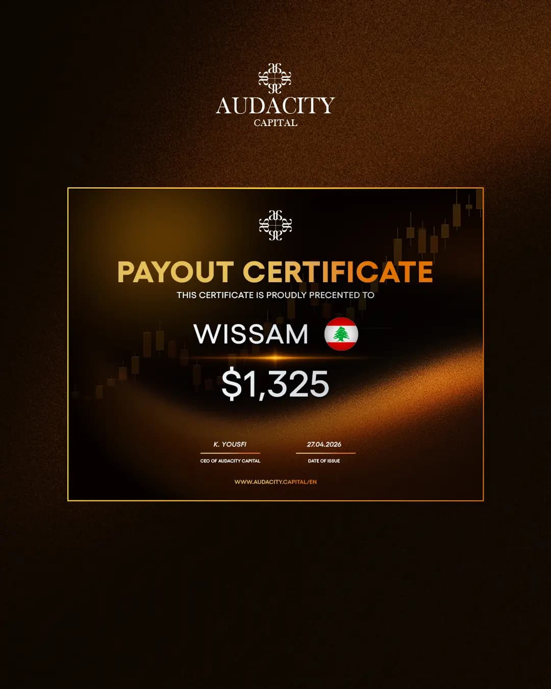 wissam certificate