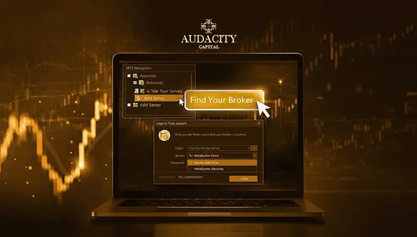 Add a server in desktop mt5