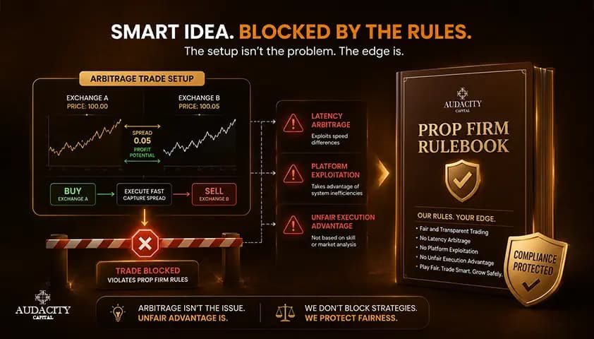 Arbitrage Trading and Prop Firms: Why It Is Usually Banned