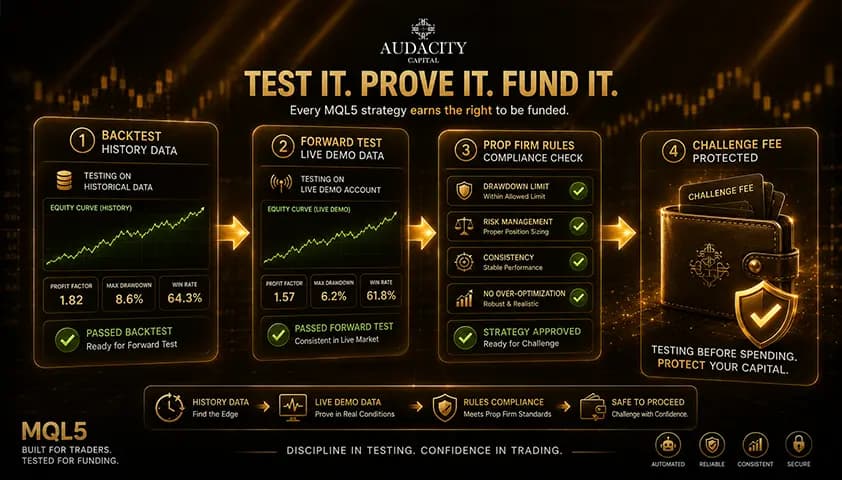 Backtest and Forward-Test Before You Risk a Fee