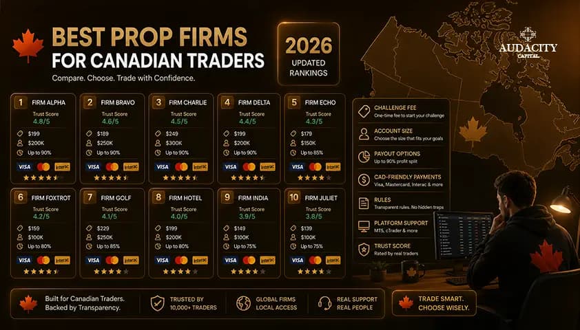 Best Prop Firms in Canada