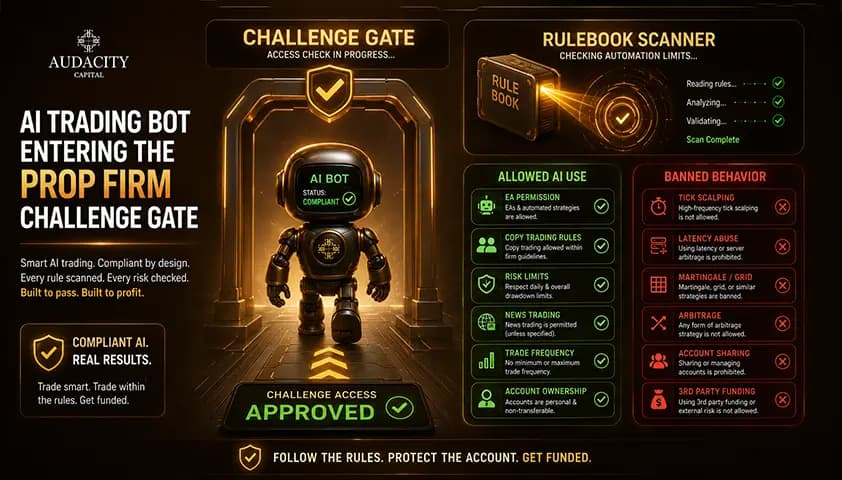 Can You Use AI Trading in a Prop Firm Challenge