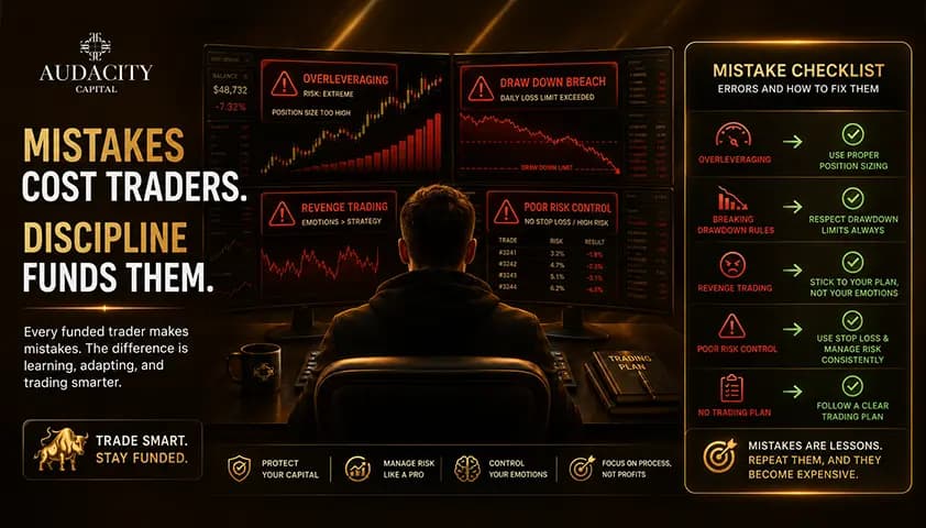 Common Mistakes in Funded Trading Accounts