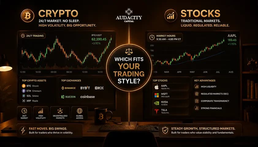 Day Trading Crypto vs Stocks: Which Is Better