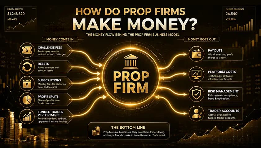 How Modern Prop Firms Make Money
