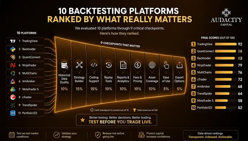 How We Ranked the Backtesting Platforms