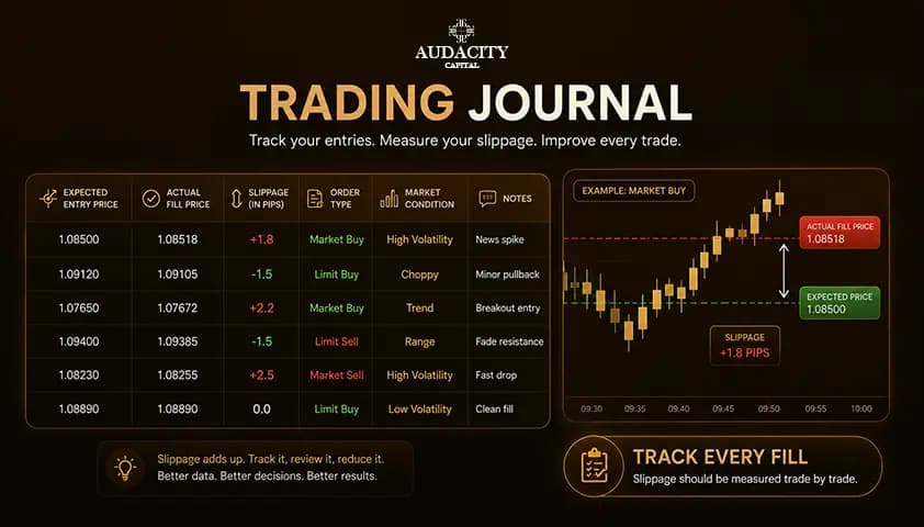 How to Measure Slippage in Your Trading Journal