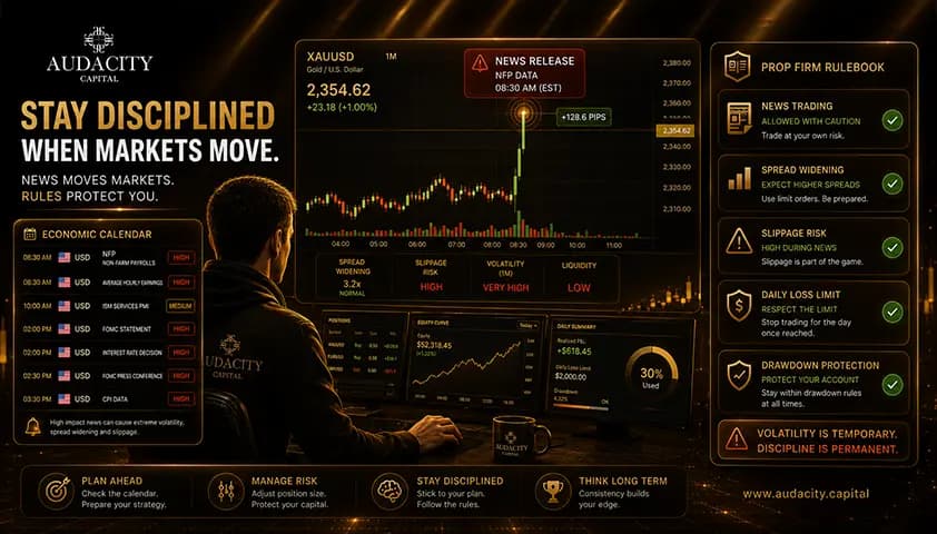 News Trading on Prop Firms