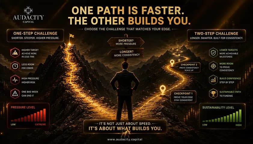 One-Step vs Two-Step Prop Firm Challenges