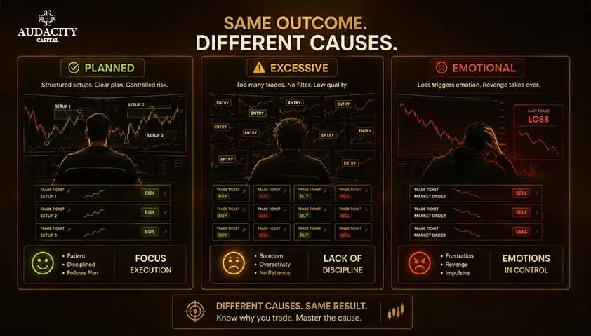 Overtrading, Revenge Trading and Active Trading Are Not the Same