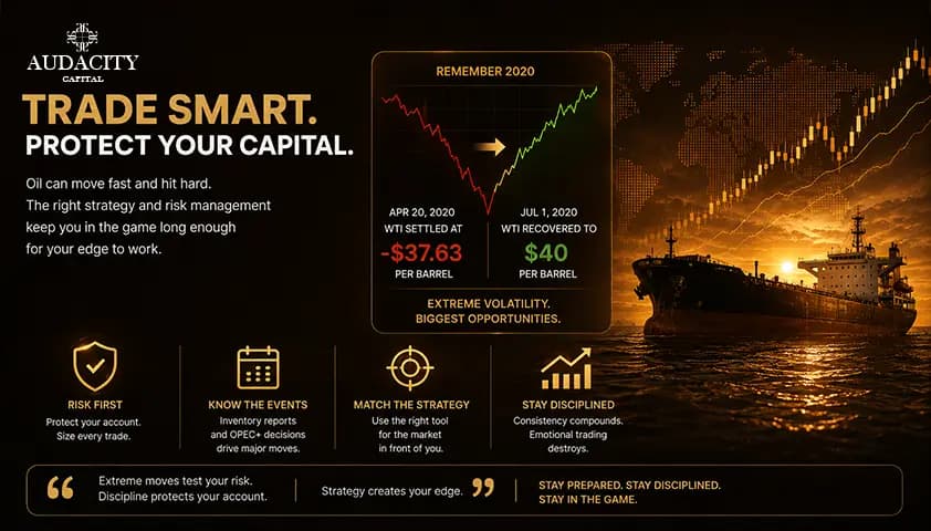 Trading Oil on a Funded Account