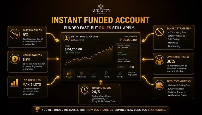 What Instant Funding Prop Firm Rules Actually Control